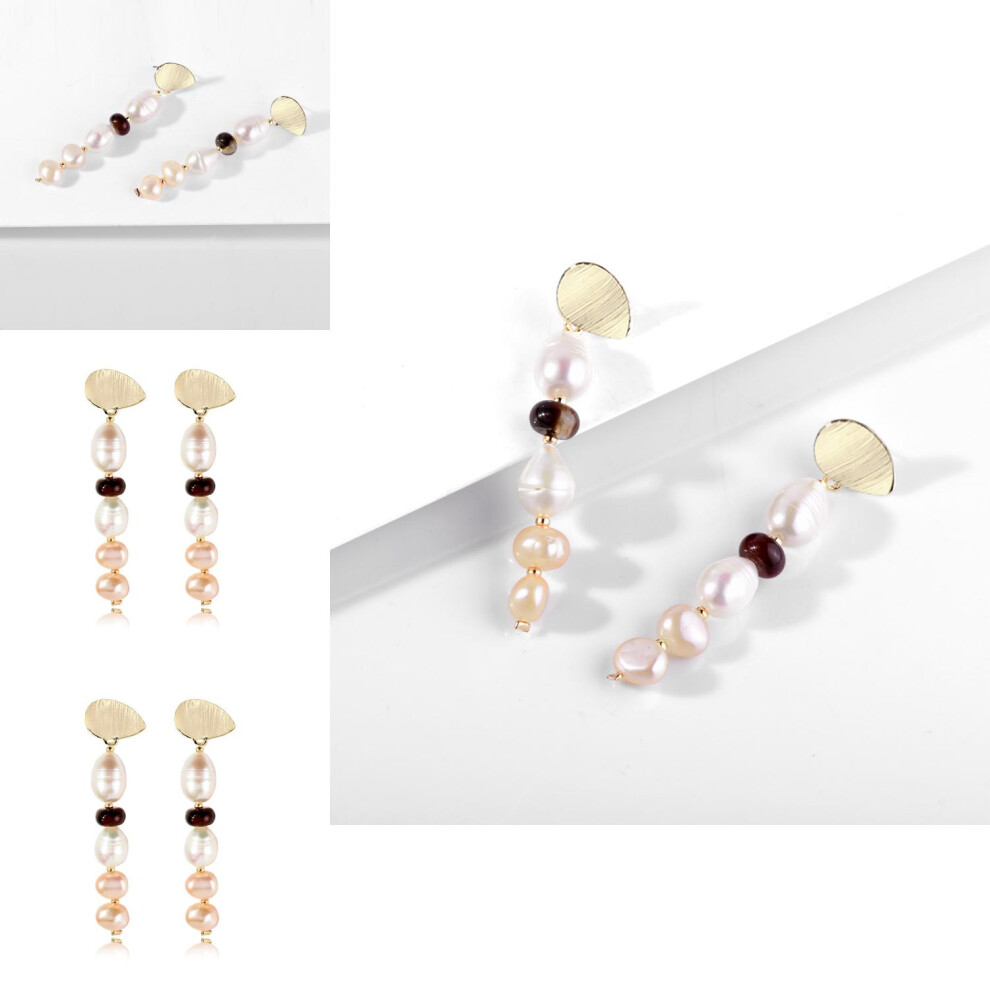 Shell Exquisite Natural And Pearl Earrings For Women Minimalist And Stylish - Image 3