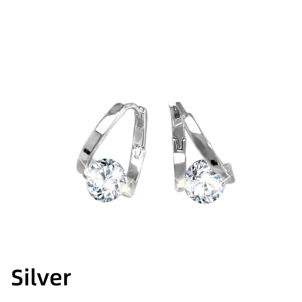 (Silver) Women Lymphvity Germanium Earrings Lymphvity Magne Therapy Germanium Earrings - Image 2