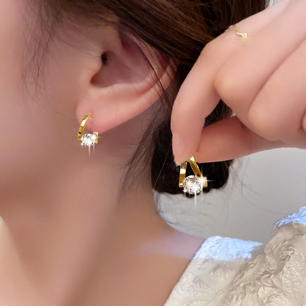 (Silver) Women Lymphvity Germanium Earrings Lymphvity Magne Therapy Germanium Earrings - Image 3