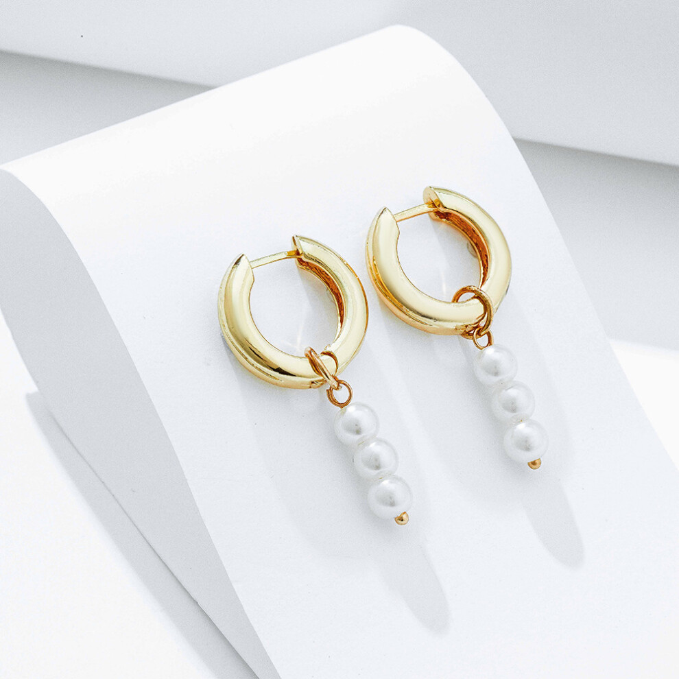 Sophisticated Pearl Earrings Alloy Material For Women Ideal For Gifting - Image 5