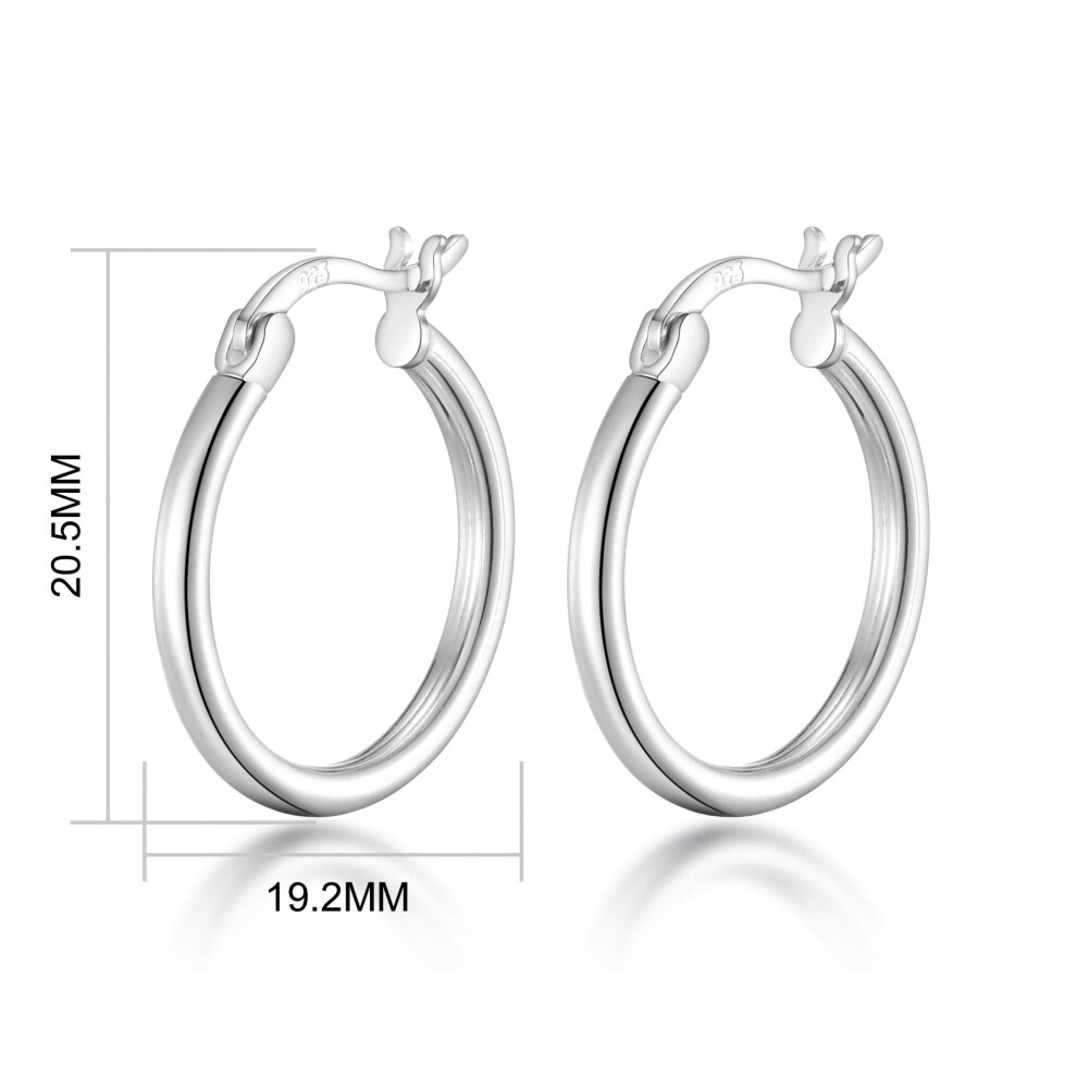 Sterling Silver Hoop Earrings - Image 6