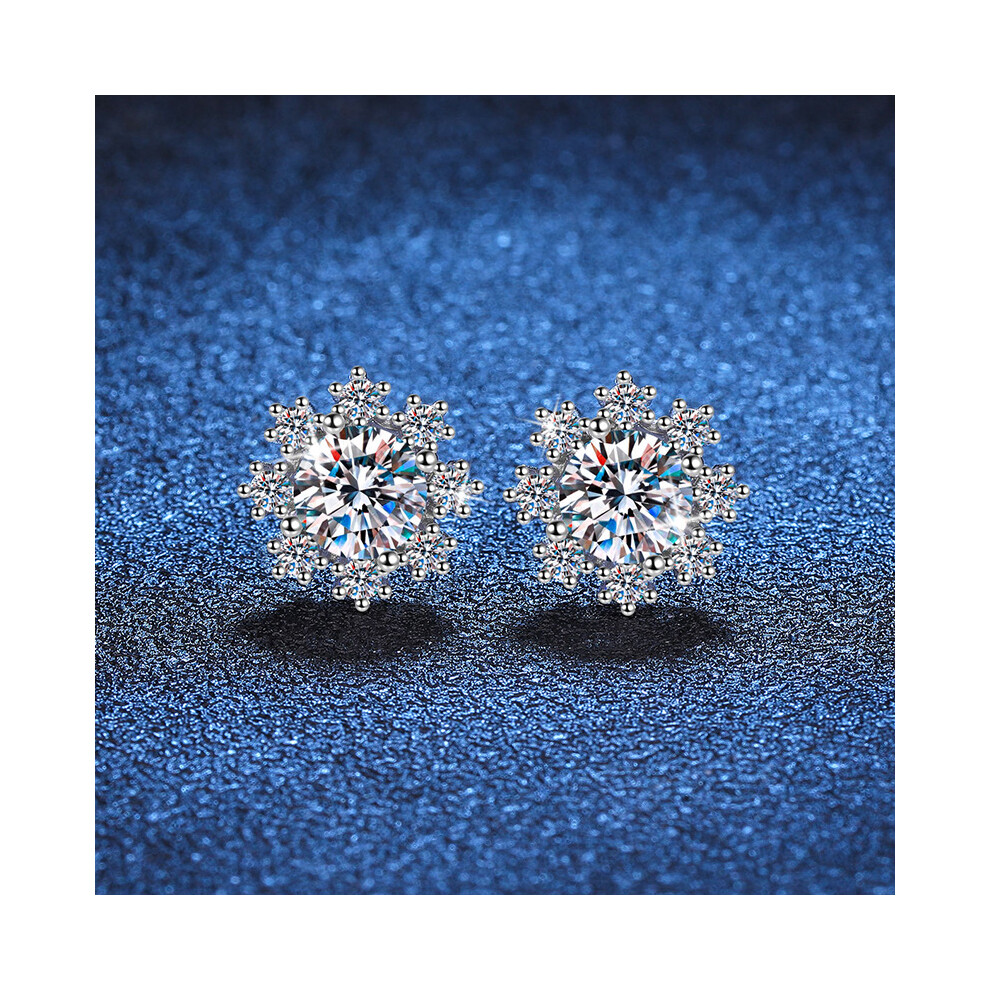 Sterling silver stud earrings for women - Image 5