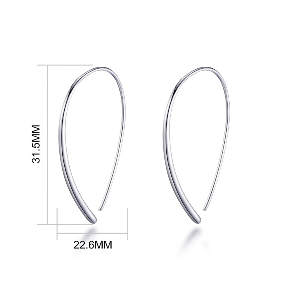Sterling Silver Thread Earrings - Image 6