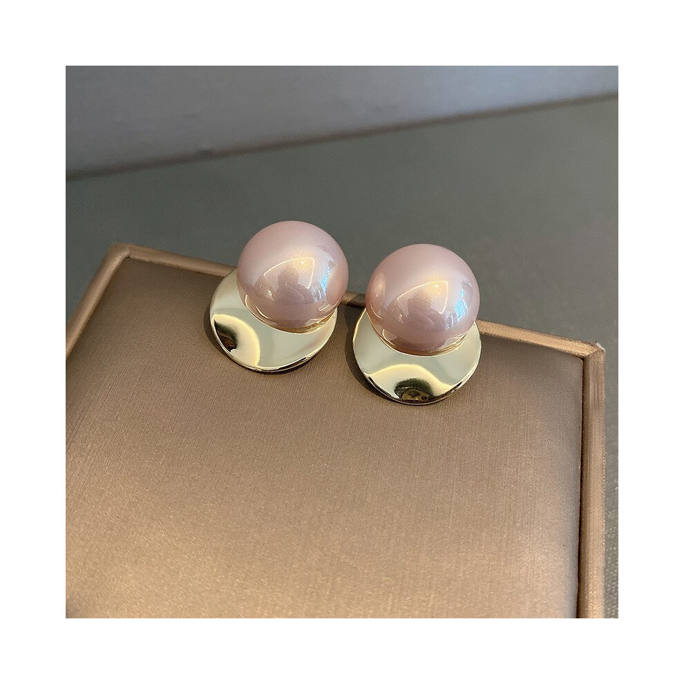 (StyleE) Unique Round Pearl Earrings Perfect For The Spring And Season Beyond