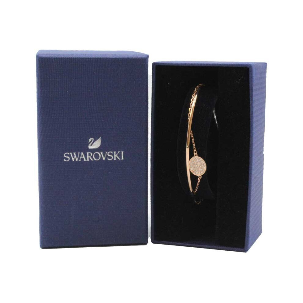 Swarovski Ginger Collection Rose Gold Bangle Bracelet - Image 2
