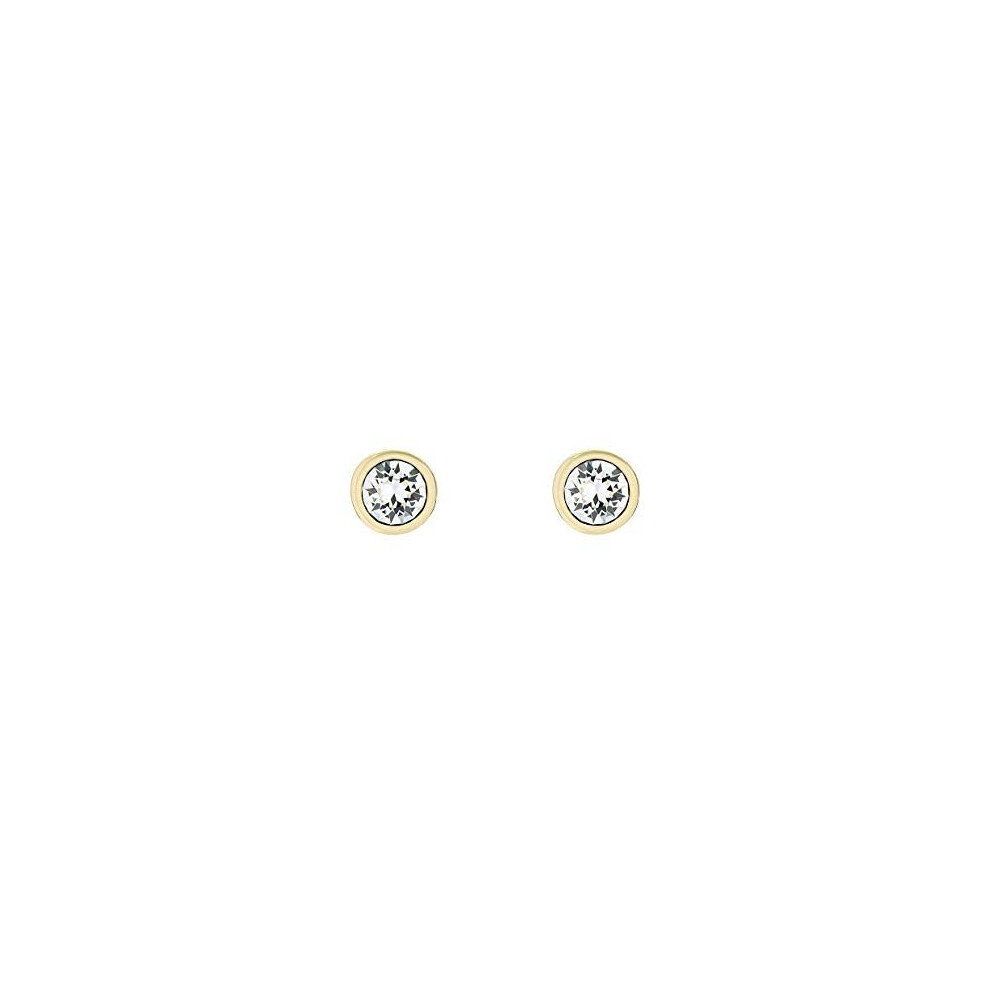 Ted Baker Sinaa Crystal Stud Earrings Gold Tone/Crystal - Image 2