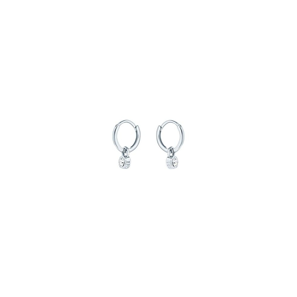 Ted Baker Sinalaa Crystal Huggie Earring (Silver Tone/Crystal) - Image 2