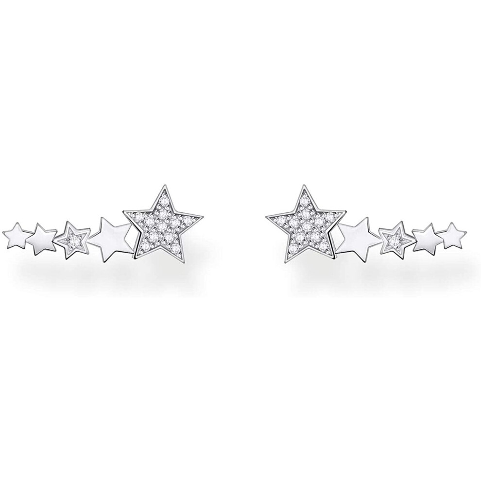 Thomas Sabo Women's Earrings Ear Climber Stars Silver 925 Sterling Silver