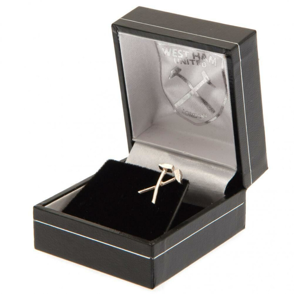 West Ham United FC Sterling Silver Stud Earring - Image 2